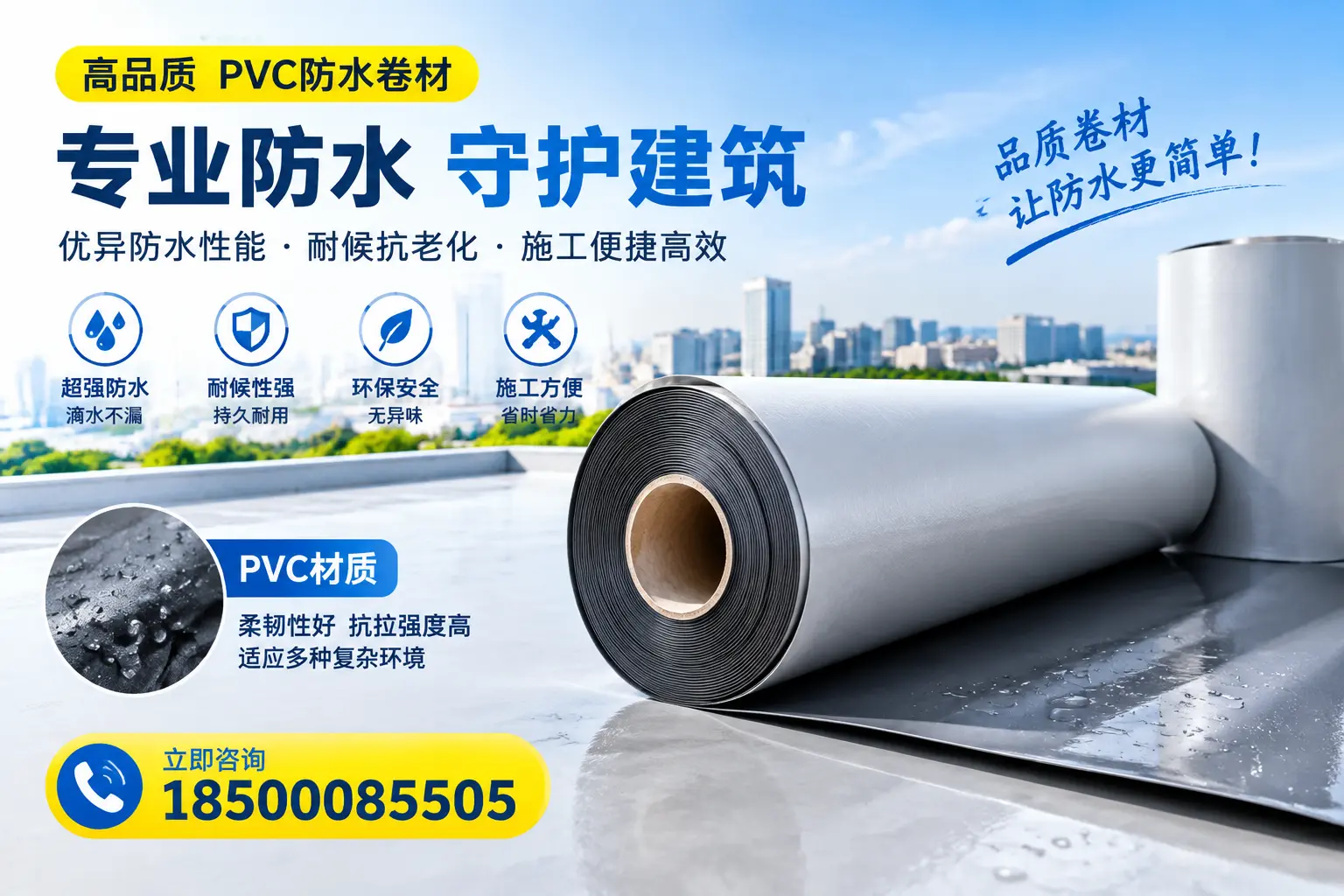 PVC防水卷材的安全性分析，赣州居民需了解的知识
