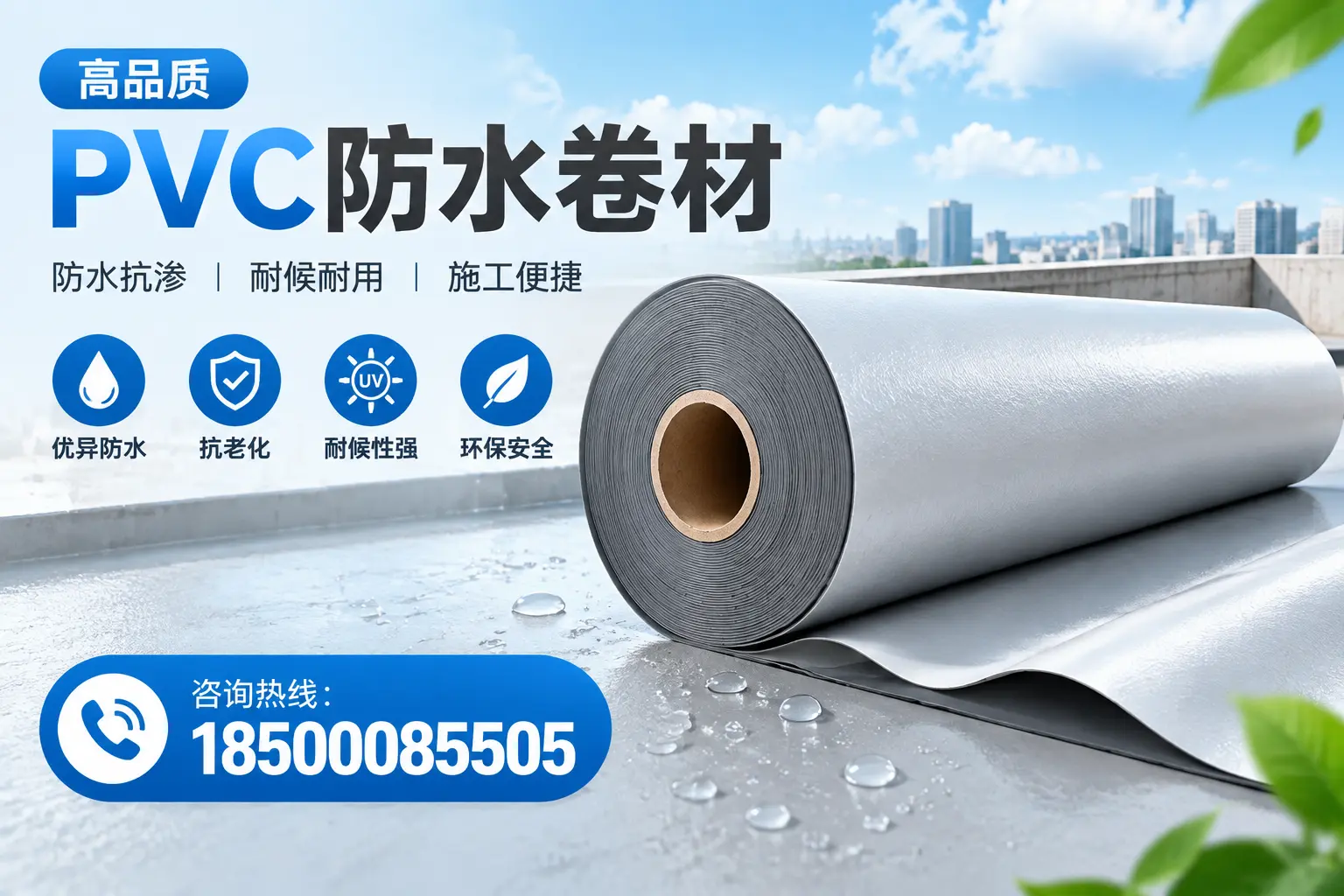 什么是pvc防水卷材？可克达拉消费者需了解的基础知识